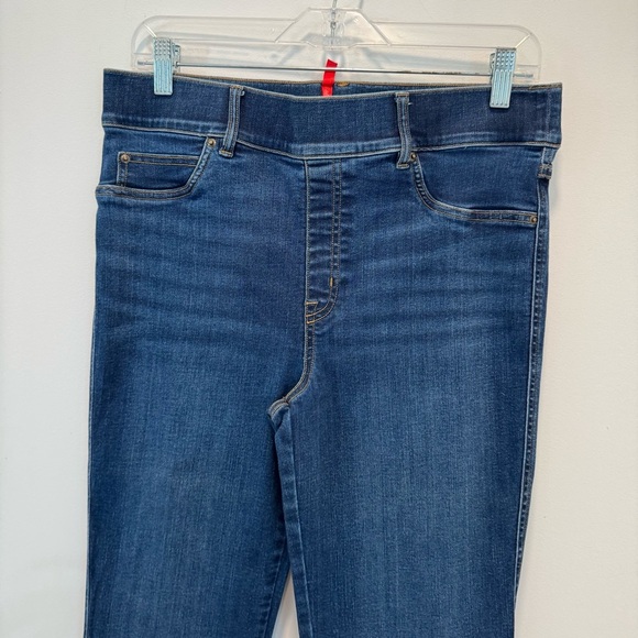Spanx Flare Jeans Midnight Shade size L - Picture 3 of 13